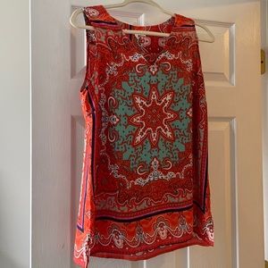 Women’s Violet+Claire Blouse, Size M, Paisley Design